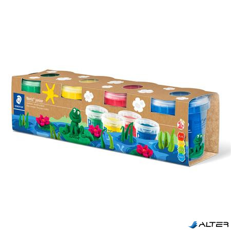 Modellező gyurma készlet, STAEDTLER "Noris® junior 813", 4 különböző szín