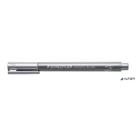 Dekormarker, 1-6 mm, STAEDTLER "8321", ezüst