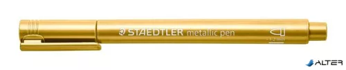 Dekormarker, 1-2 mm, kúpos, STAEDTLER '8323', arany
