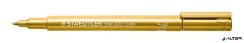 Dekormarker, 1-2 mm, kúpos, STAEDTLER "8323", arany