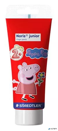 Ujjfesték, STAEDTLER "Noris® Junior 8814", Peppa malac, 4 szín