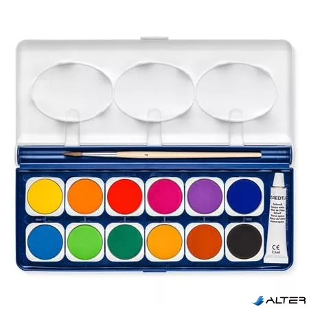 Vízfesték, 12 darabos, STAEDTLER "Noris 888"