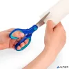 Olló, iskolai, 14 cm, balkezes, STAEDTLER "Noris 965", kék
