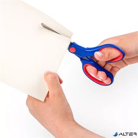 Olló, iskolai, 14 cm, STAEDTLER "Noris 965", kék