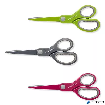 Olló, hobbi, 17 cm,  STAEDTLER "Noris® 965", vegyes színek