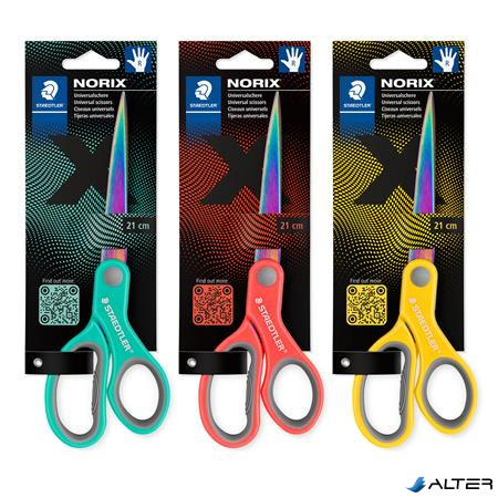 Olló, általános, 21 cm, STAEDTLER "Norix® 965", vegyes színek