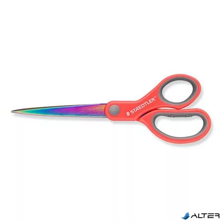 Olló, általános, 21 cm, STAEDTLER "Norix® 965", vegyes színek