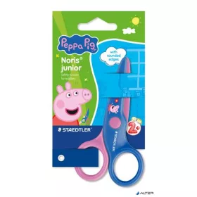   Olló, óvodai, 10 cm, STAEDTLER "Noris® Junior 965", Peppa malac