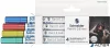 Akrilmarker készlet, 0,8 mm, SCHNEIDER 'Paint-It 010', 4 különböző metálszín