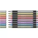 Metálfényű filctoll készlet, 1-2 mm, SCHNEIDER "Paint-It 020", 8 különböző szín