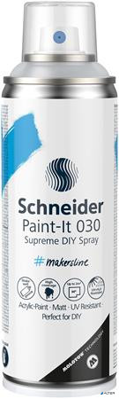 Akrilfesték spray, 200 ml, SCHNEIDER 'Paint-It 030', átlátszó matt bevonat
