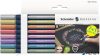 Metálfényű rollertoll készlet, 0,4 mm, SCHNEIDER "Paint-It 050" 8 különböző szín