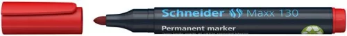Alkoholos marker, 1-3 mm, kúpos, SCHNEIDER "Maxx 130", piros