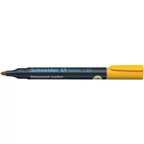   Alkoholos marker, 1-3 mm, kúpos, SCHNEIDER "Maxx 130", sárga