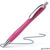 Golyóstoll, 0,7 mm, nyomógombos, SCHNEIDER "Slider Rave XB", magenta