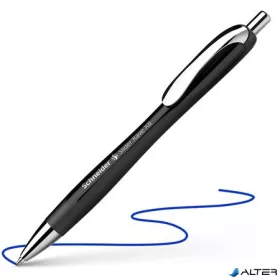   Golyóstoll, 0,7 mm, nyomógombos, SCHNEIDER "Slider Rave XB", fekete, kék