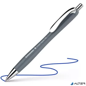   Golyóstoll, 0,7 mm, nyomógombos, SCHNEIDER "Slider Rave XB", szürke