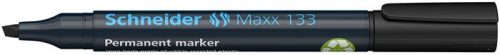 Alkoholos marker, 1-4 mm, vágott, SCHNEIDER 'Maxx 133', fekete