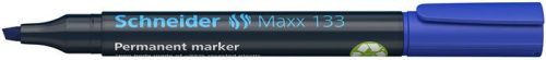 Alkoholos marker, 1-4 mm, vágott, SCHNEIDER 'Maxx 133', kék