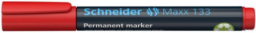 Alkoholos marker, 1-4 mm, vágott, SCHNEIDER 'Maxx 133', piros