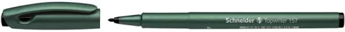 Filctoll, 0,8 mm, SCHNEIDER 'Topwriter 157', fekete