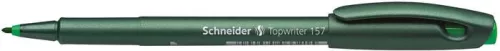 Filctoll, 0,8 mm, SCHNEIDER 'Topwriter 157', zöld