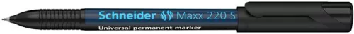 Alkoholos marker, OHP, 0,4 mm, SCHNEIDER 'Maxx 220 S', fekete