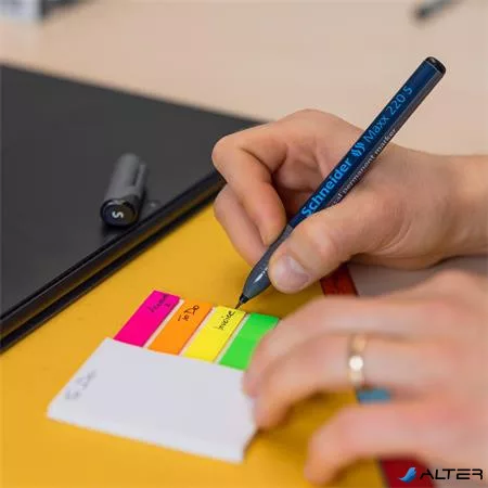 Alkoholos marker, OHP, 0,4 mm, SCHNEIDER 'Maxx 220 S', fekete