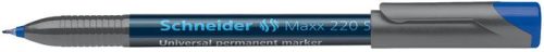 Alkoholos marker, OHP, 0,4 mm, SCHNEIDER 'Maxx 220 S', kék