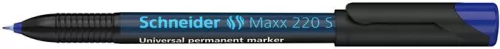 Alkoholos marker, OHP, 0,4 mm, SCHNEIDER "Maxx 220 S", kék