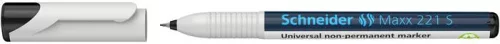 Alkoholmentes marker, OHP, 0,4 mm, SCHNEIDER 'Maxx 221 S', fekete