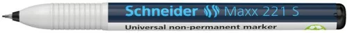 Alkoholmentes marker, OHP, 0,4 mm, SCHNEIDER 'Maxx 221 S', fekete