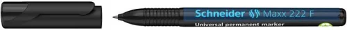 Alkoholos marker, OHP, 0,7 mm, SCHNEIDER 'Maxx 222 F', fekete