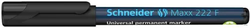 Alkoholos marker, OHP, 0,7 mm, SCHNEIDER "Maxx 222 F", fekete
