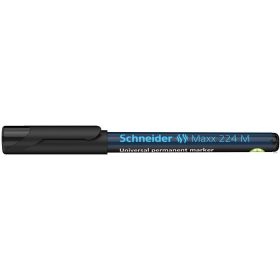   Alkoholos marker, OHP, 1 mm, SCHNEIDER 'Maxx 224 M', fekete