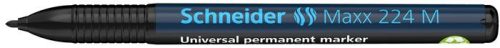 Alkoholos marker, OHP, 1 mm, SCHNEIDER 'Maxx 224 M', fekete