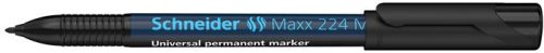 Alkoholos marker, OHP, 1 mm, SCHNEIDER 'Maxx 224 M', fekete