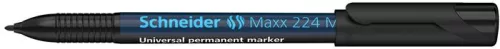 Alkoholos marker, OHP, 1 mm, SCHNEIDER "Maxx 224 M", fekete