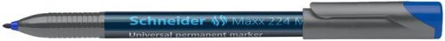 Alkoholos marker, OHP, 1 mm, SCHNEIDER 'Maxx 224 M', kék