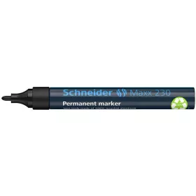   Alkoholos marker, 1-3 mm, fémházas, SCHNEIDER 'Maxx 230', fekete