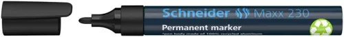 Alkoholos marker, 1-3 mm, fémházas, SCHNEIDER 'Maxx 230', fekete