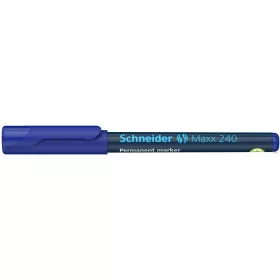   Alkoholos marker, 1-2 mm, kúpos, SCHNEIDER "Maxx 240", kék