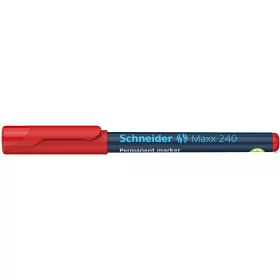   Alkoholos marker, 1-2 mm, kúpos, SCHNEIDER "Maxx 240", piros