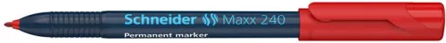 Alkoholos marker, 1-2 mm, kúpos, SCHNEIDER "Maxx 240", piros