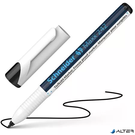 Fagyálló marker, SCHNEIDER 'Maxx 242', fekete