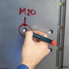 Alkoholos marker, 2-7 mm, vágott, SCHNEIDER "Maxx 250", fekete