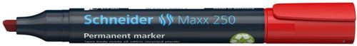 Alkoholos marker, 2-7 mm, vágott, SCHNEIDER 'Maxx 250', piros