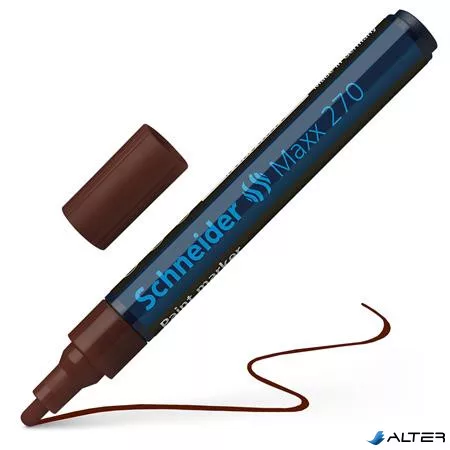 Lakkmarker, 1-3 mm, SCHNEIDER "Maxx 270", barna