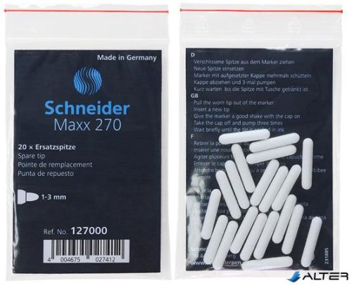 Cserehegy 'Maxx 270' lakkmarkerhez, 1-3 mm, SCHNEIDER