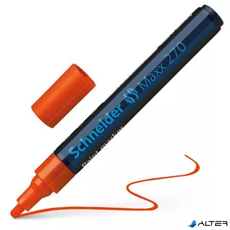 Lakkmarker, 1-3 mm, SCHNEIDER "Maxx 270", narancssárga